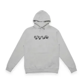 THEM 0. HANDS THEM HOODY - HEATHER GREY/BLACK