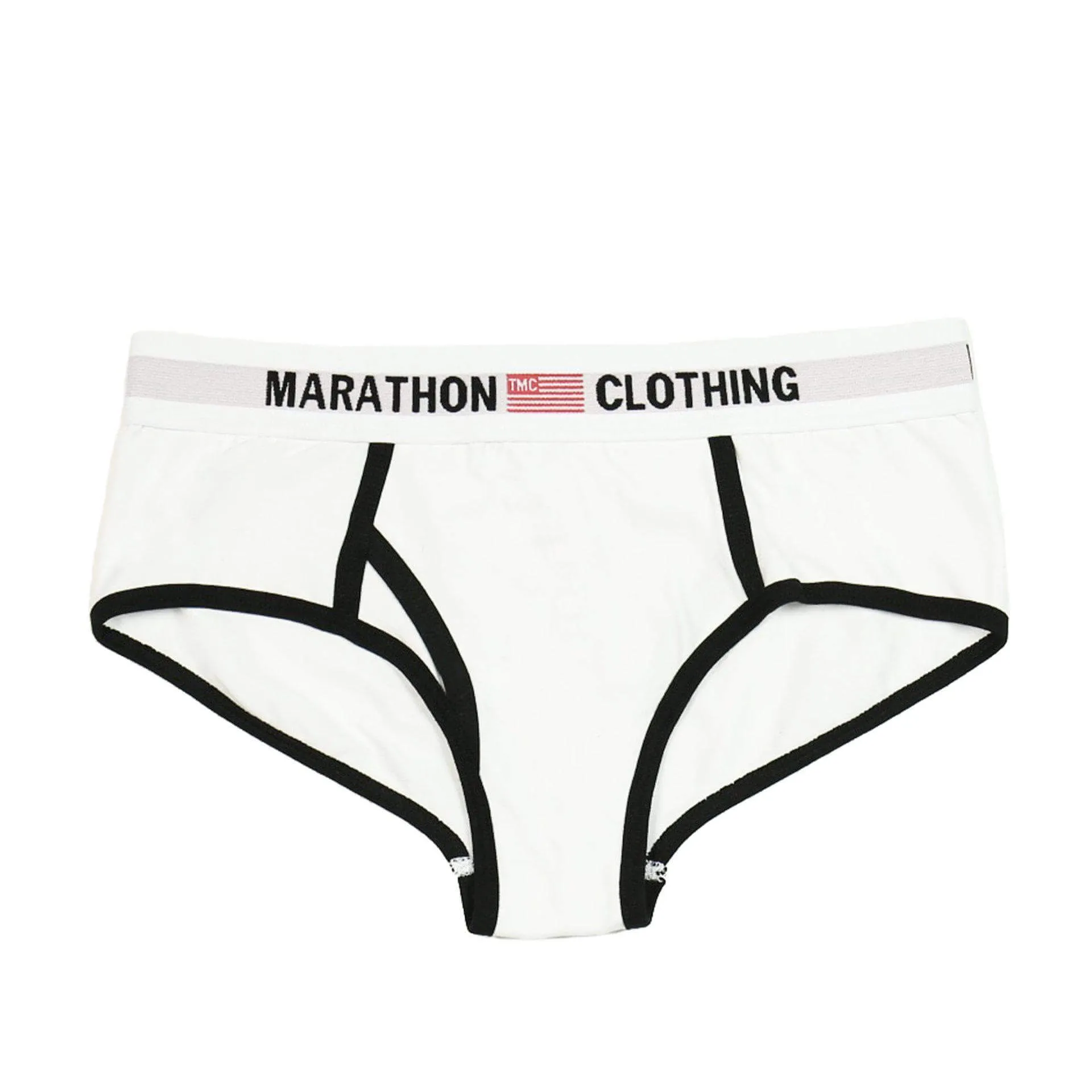 TMC Elastic Band Underwear - White/Black