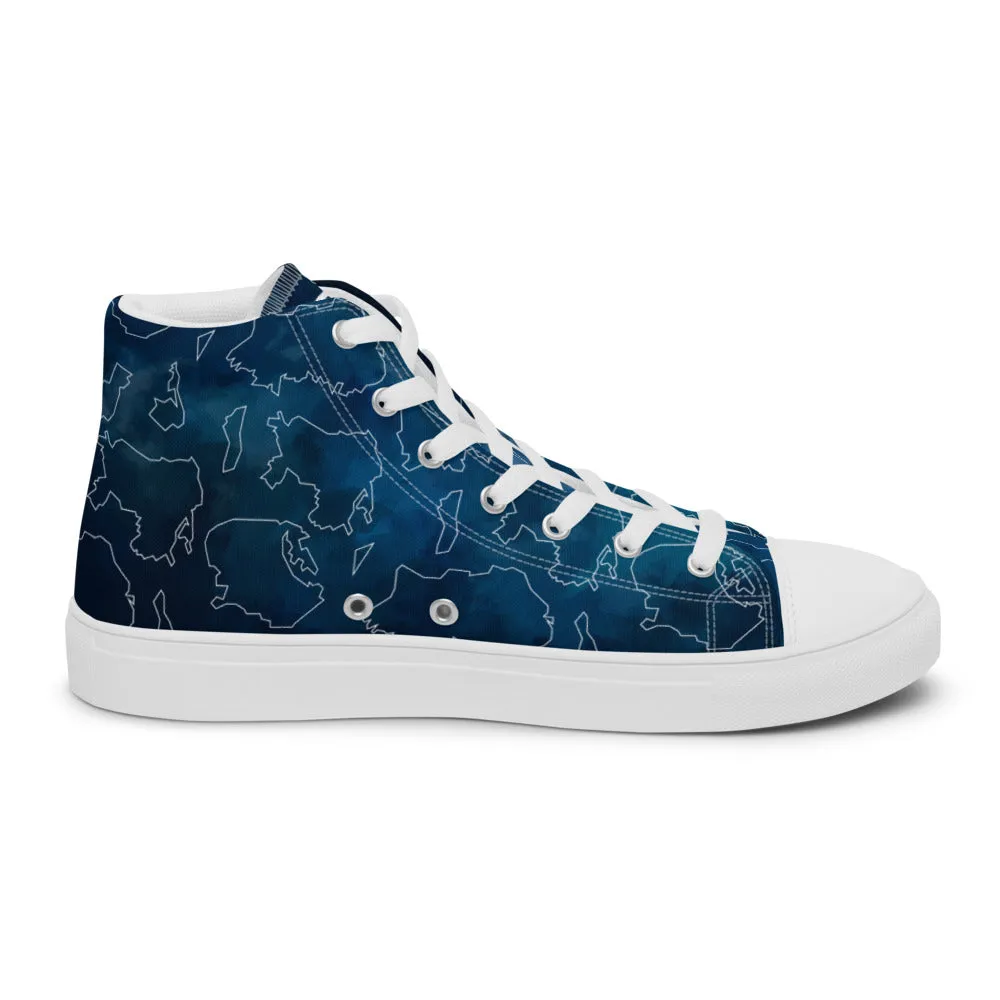 Turq Women’s High Top Canvas Shoes