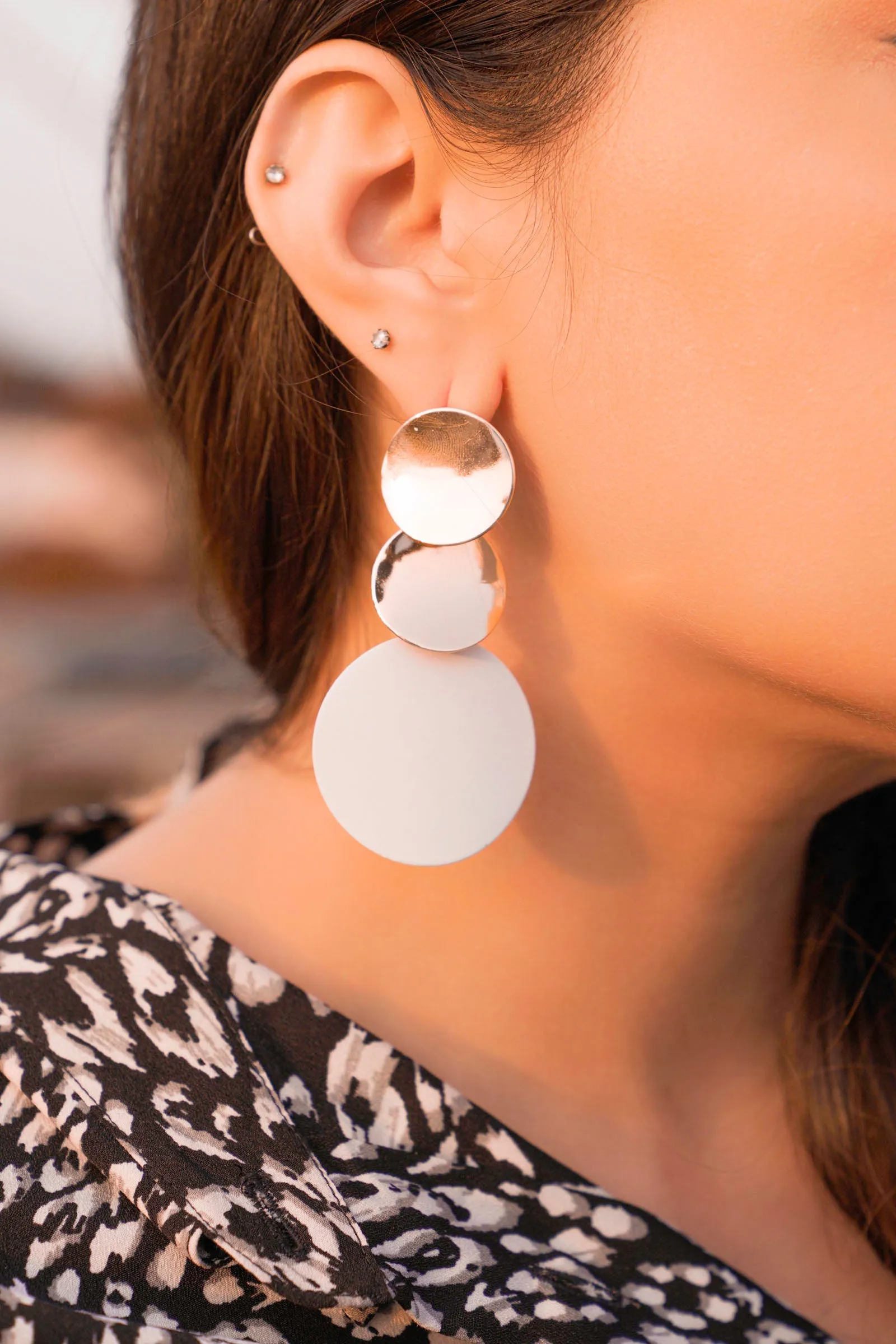 Two Tone Earrings