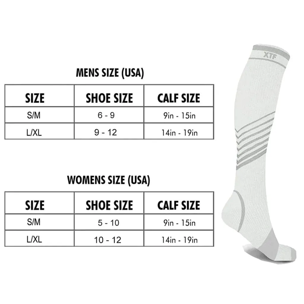 Ultra V-striped Compression Socks (6-Pairs)