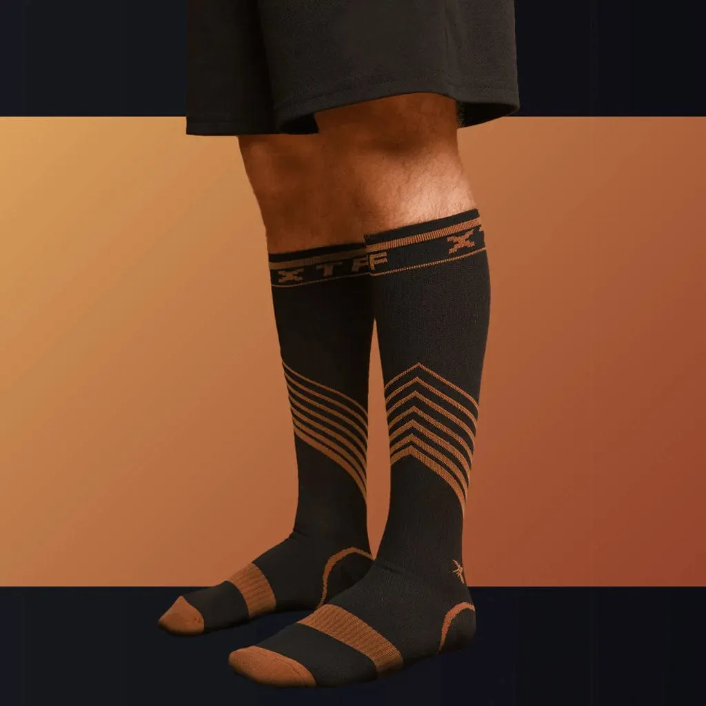 Ultra V-striped Compression Socks (6-Pairs)