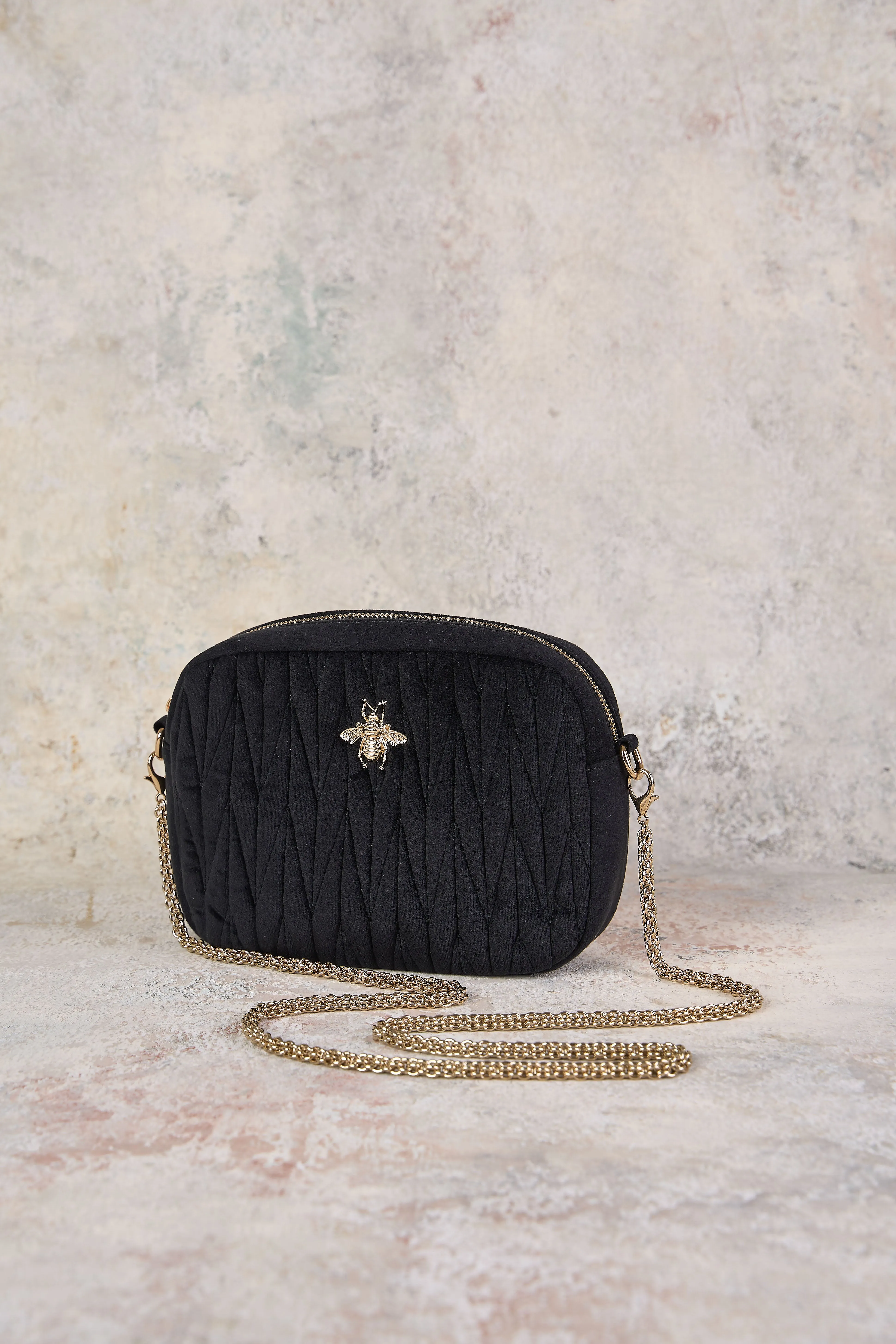 Velvet Bee Crossbody Bag