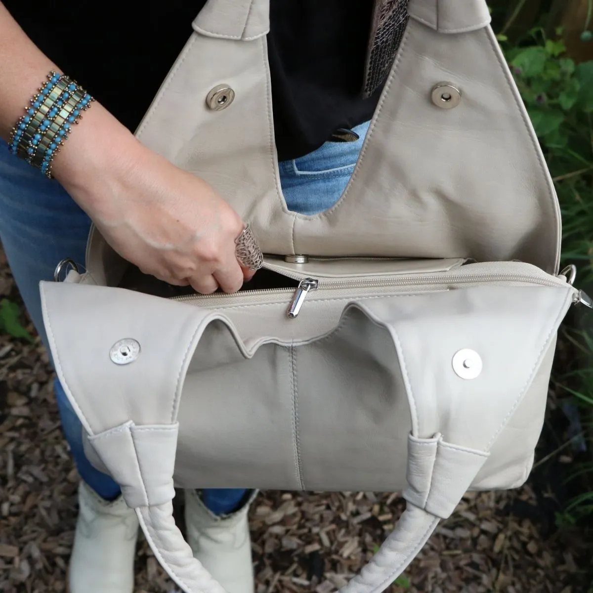 Volera Luxury Soft Leather Hobo Bag