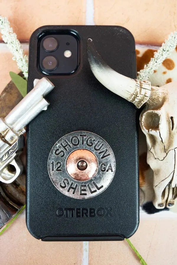 Western Phone Grip   Shotgun shell