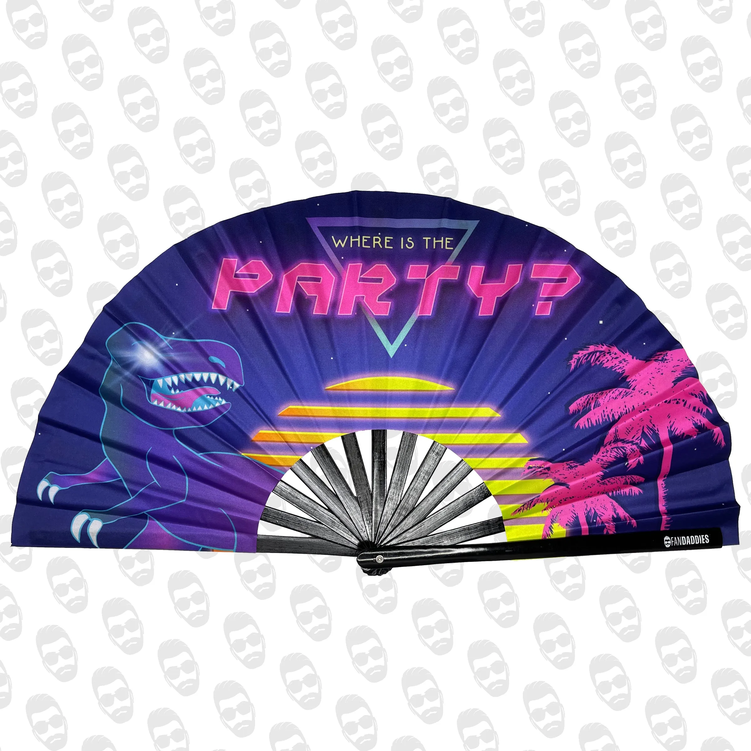 Where's The Party T-Rex UV Fan