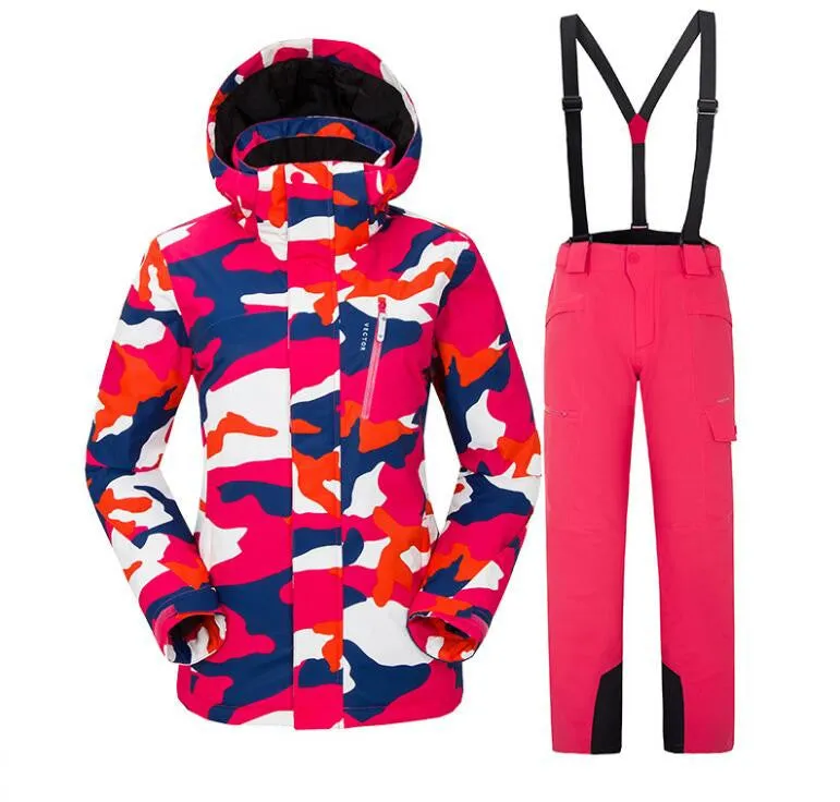 Winter Downhill Free Moving Ski Suit YK06 For Women