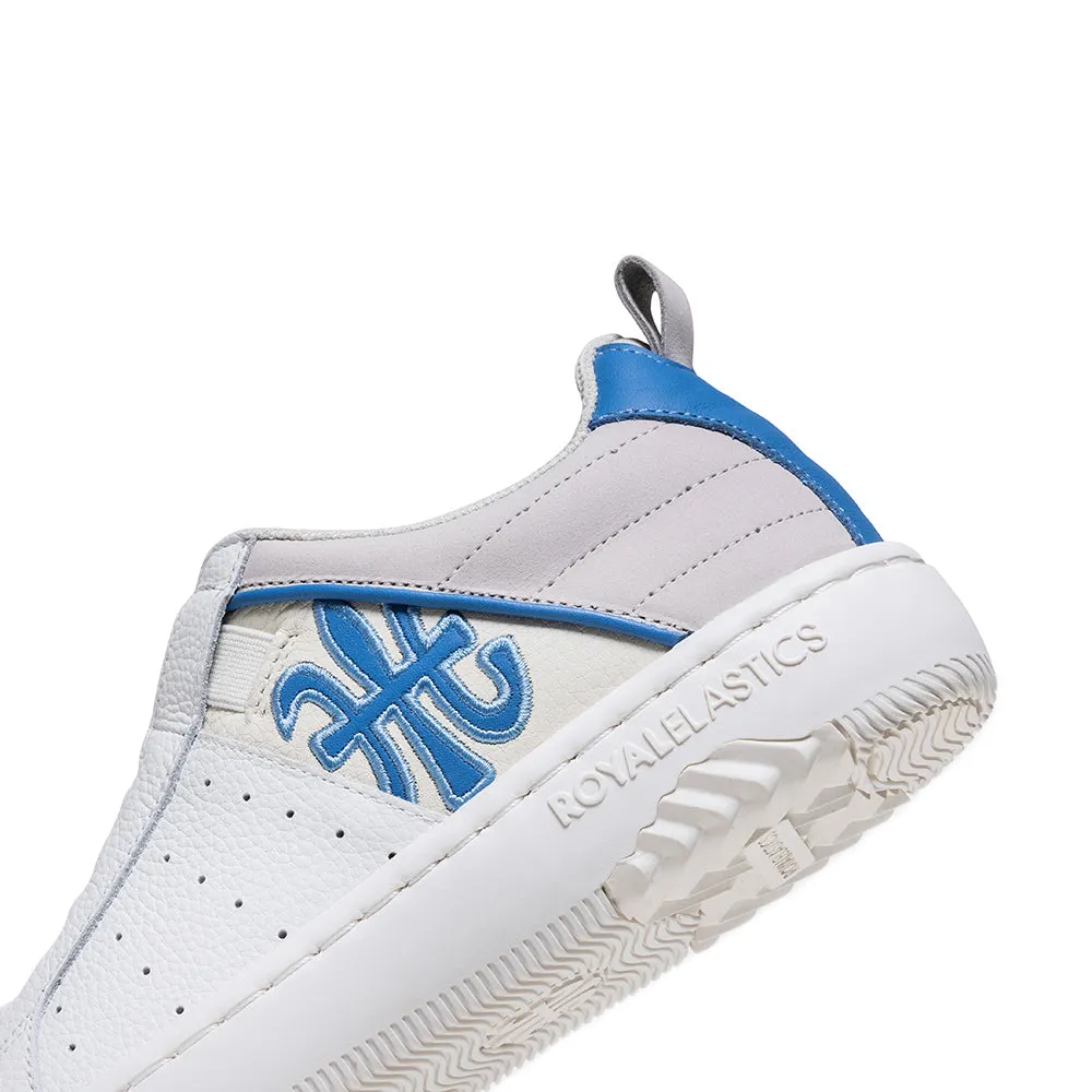 Women's Icon 2.0 White Blue Logo Leather Sneakers 96531-050