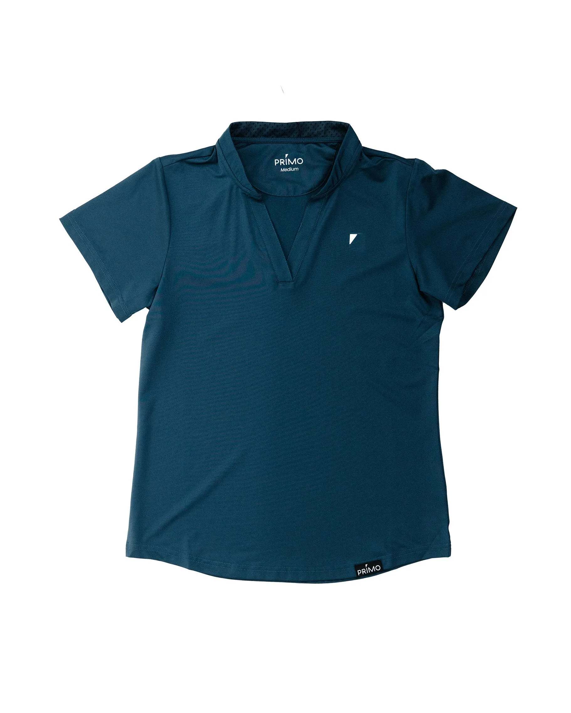 Women's Navy Short Sleeve Blade Polo