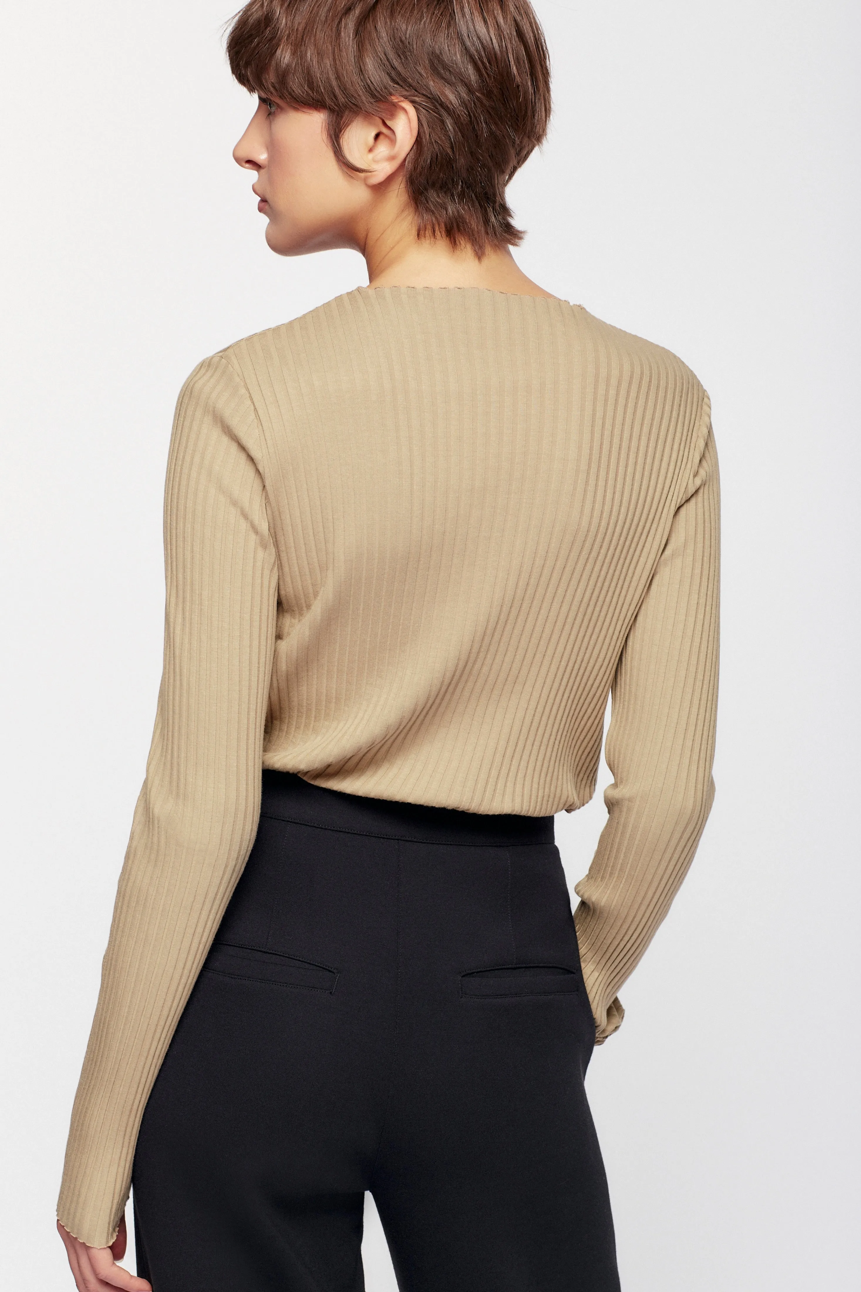 Women's Nile Rib Longsleeve in Dune