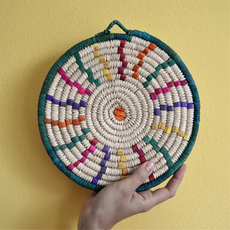 Woven African plate