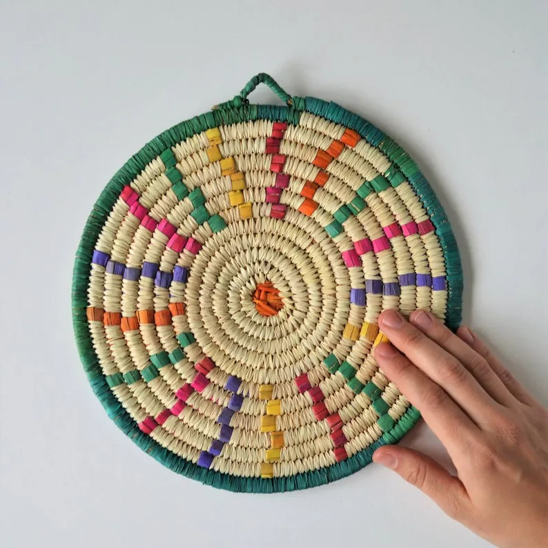 Woven African plate