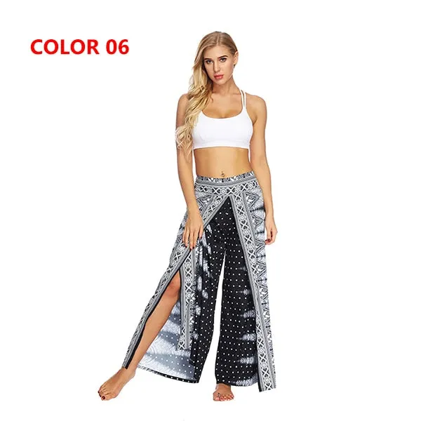 Yoga Mandala Comfort Wide Leg Bohemian Pants